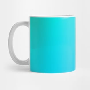 Turquoise to Blue Gradient Mug